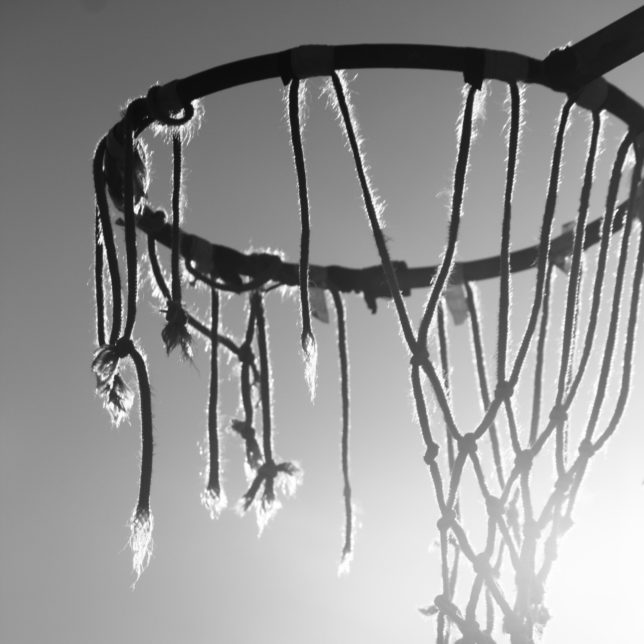 Basketball Net Fraying Under The Sun